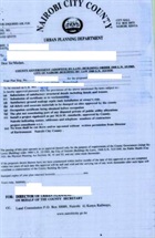 Notification of approval of architectural plans